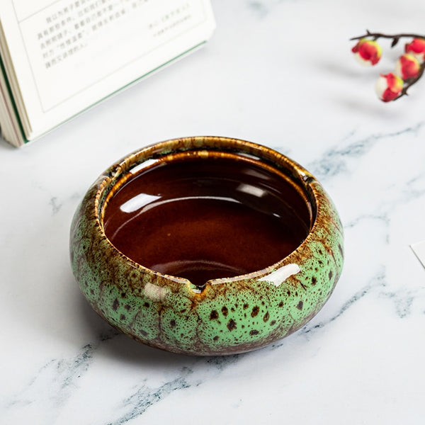 Round Ceramic Ashtray