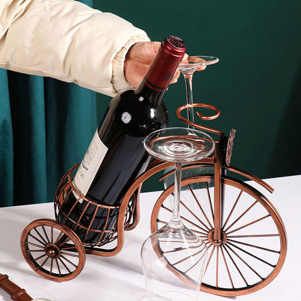 Vintage Tricycle Wine Bottle Holder