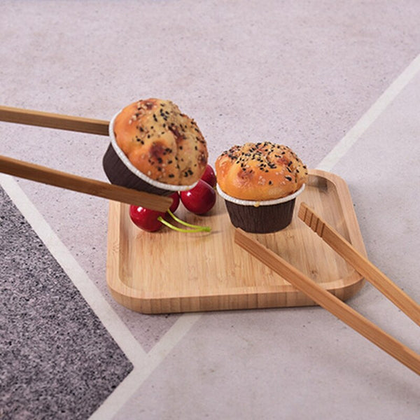 Bamboo Food Tongs