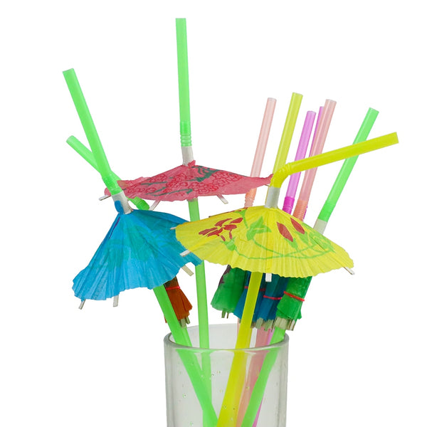 Tropical Cocktail Straws & Picks