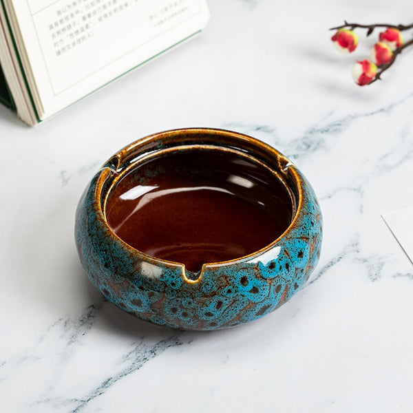 Round Ceramic Ashtray