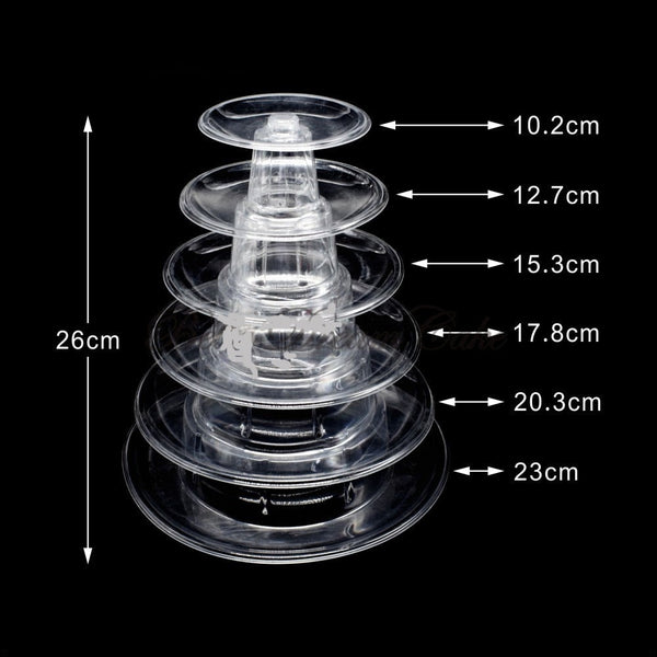 6-Tier Macaron Cone Stand