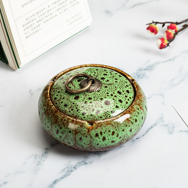 Round Ceramic Ashtray