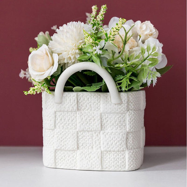 Ceramic Handbag Vase