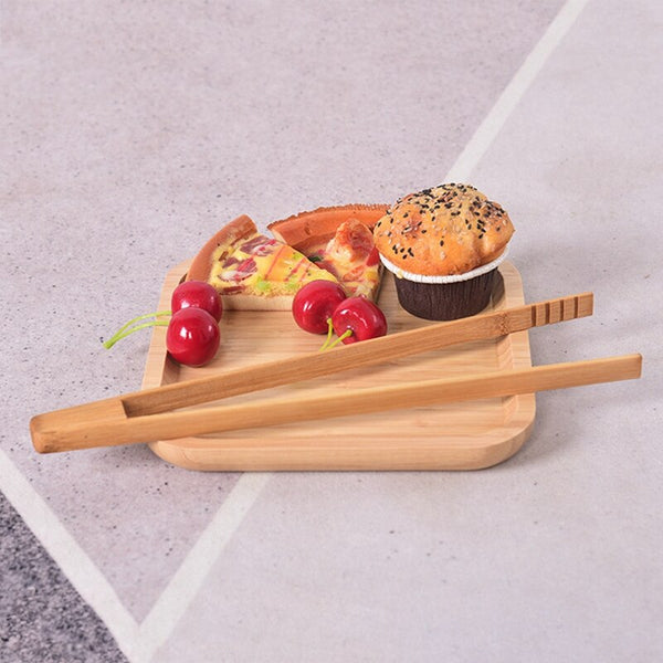 Bamboo Food Tongs