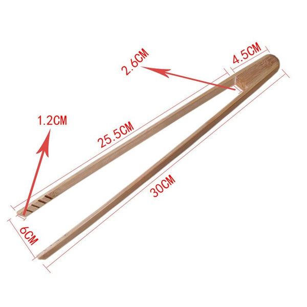 Bamboo Food Tongs