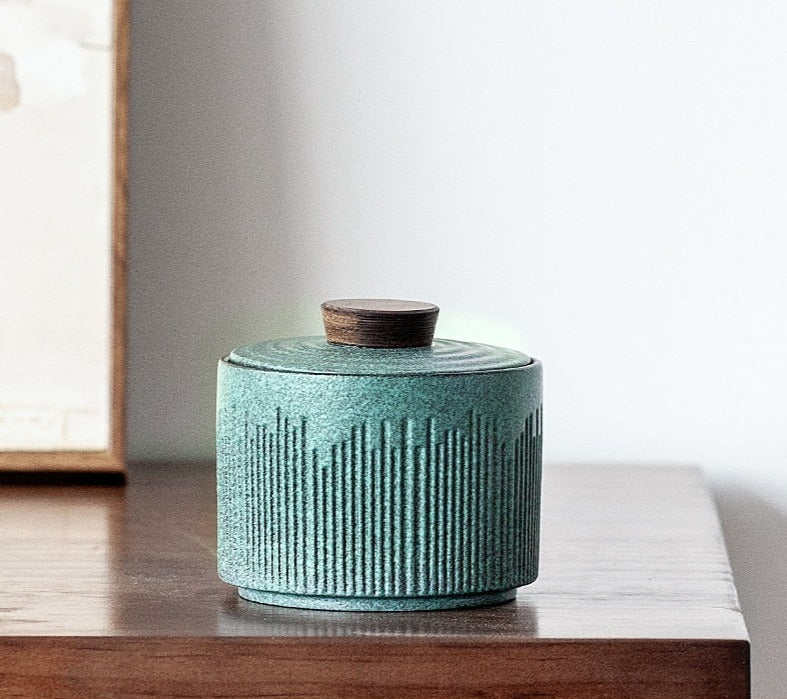 Mini Ceramic Tea Caddy