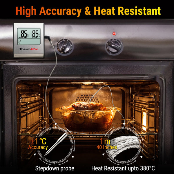 Digital LCD Display Kitchen Thermometer