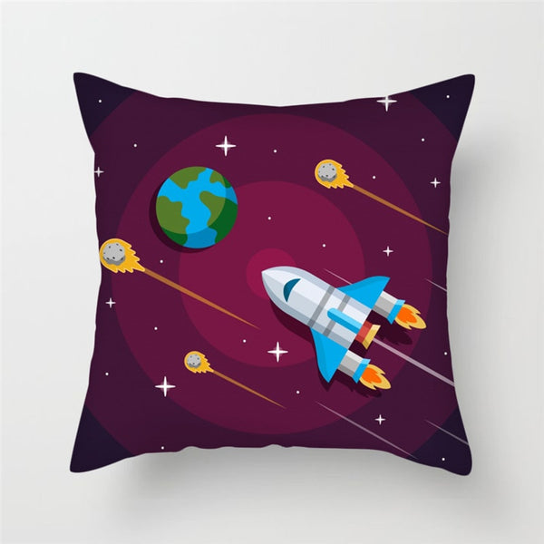 Universe Space Theme Cushion Cover