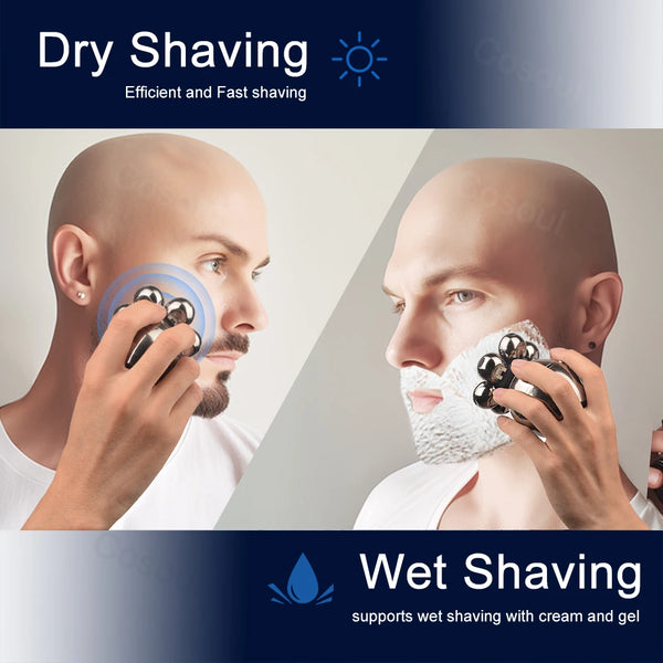 5 in 1 Multifunctional Grooming Kit with 7 Floating Shaving Heads