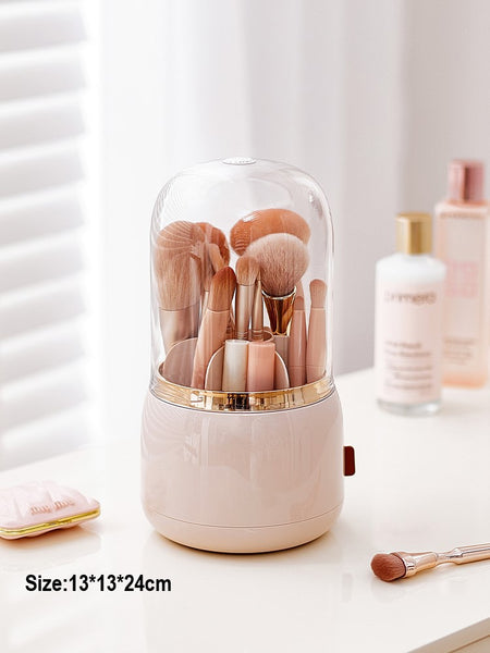 360° Rotating Makeup Brush Holder