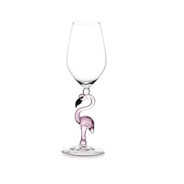 Pink Flamingo Cocktail Glass