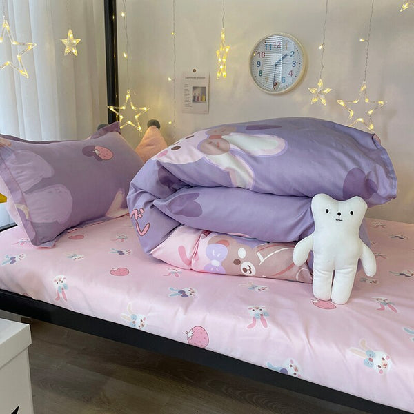 Cartoon Print Bed Set