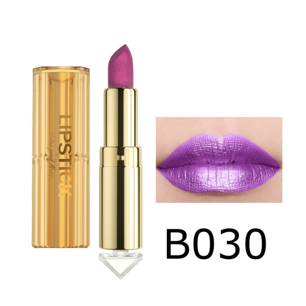 Sheer Kiss Proof Matte Glitter Lipstick