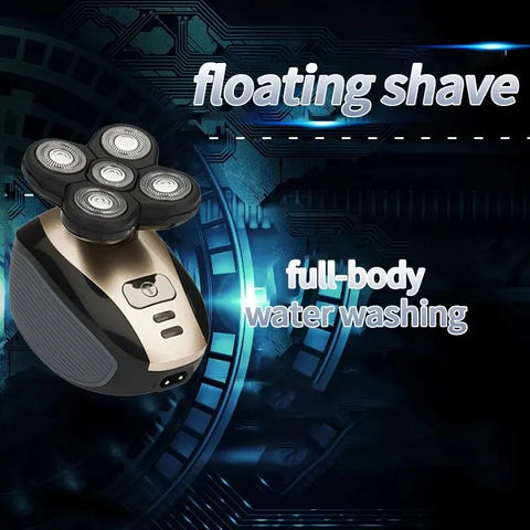 Five Blade Multi-Function 4D Floating Shaver