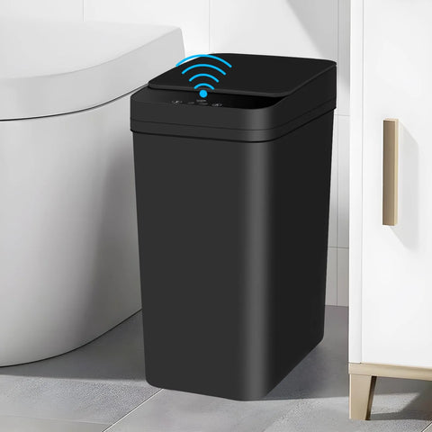 Touchless Motion Sensor Trash Can with Lid