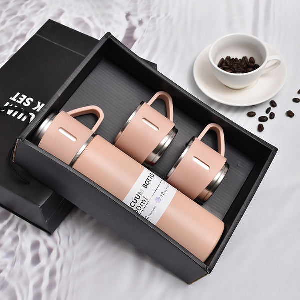 Stainless Steel Vacuum Flask Set