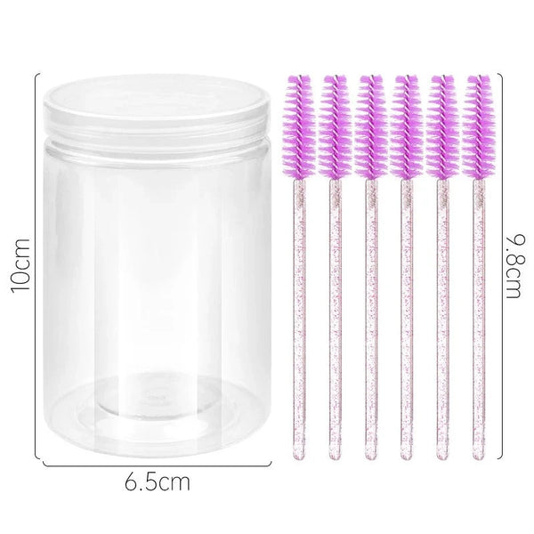 50Pcs/Bottle Eyelash Extension Brushes