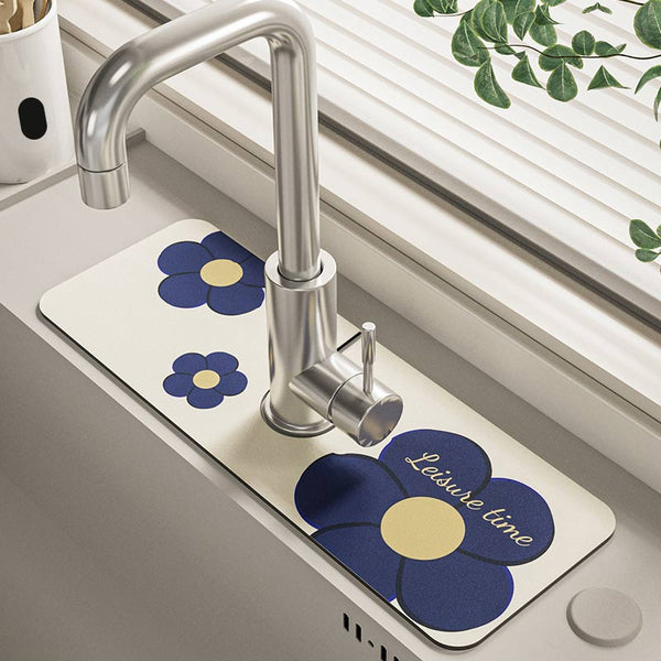 Sink Faucet Drain Mat