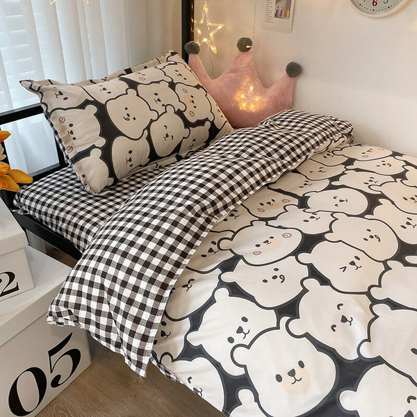 Cartoon Print Bed Set