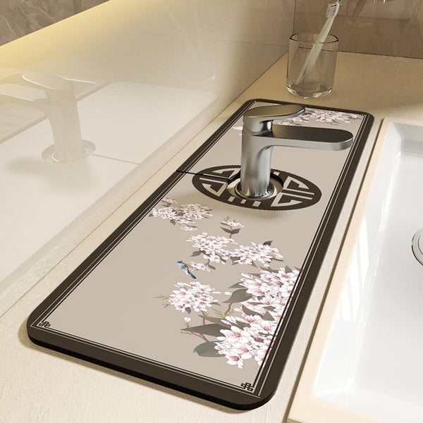 Sink Faucet Drain Mat