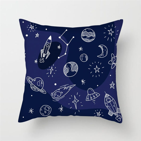 Universe Space Theme Cushion Cover