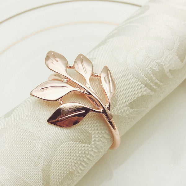 Autumn Leaf Napkin Ring - 6 or 10Pack