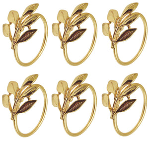 Autumn Leaf Napkin Ring - 6 or 10Pack