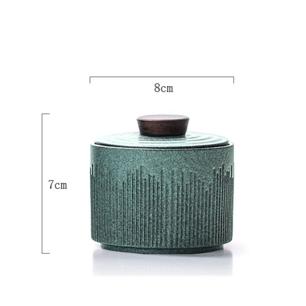 Mini Ceramic Tea Caddy