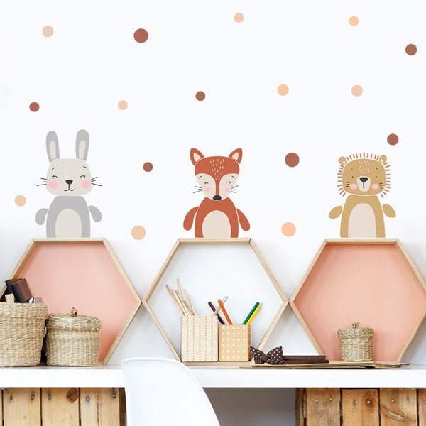 Cute Animal Wall Decals