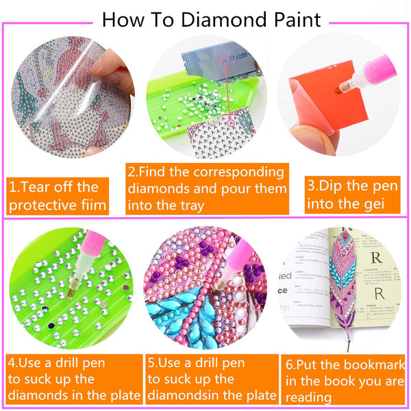 Diamond Painting Bookmark Kit