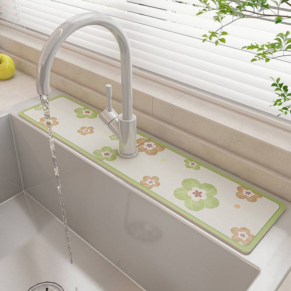 Sink Faucet Drain Mat