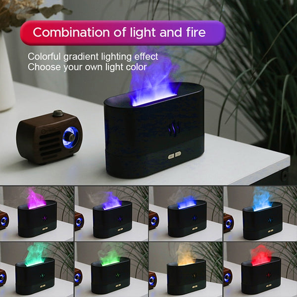 Aroma Diffuser Flame Humidifier