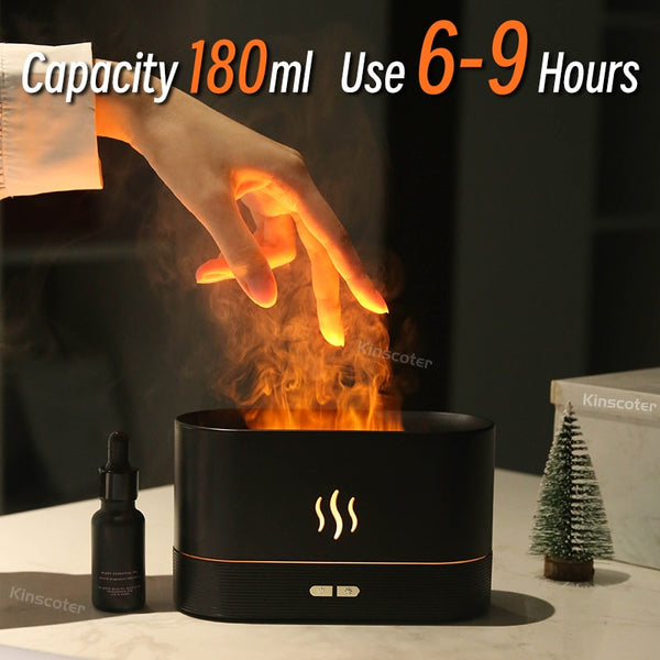 Aroma Diffuser Flame Humidifier