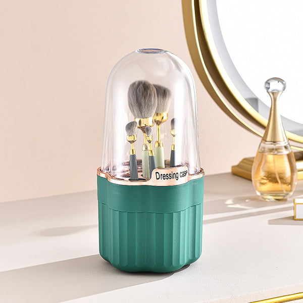 360° Rotating Makeup Brush Holder