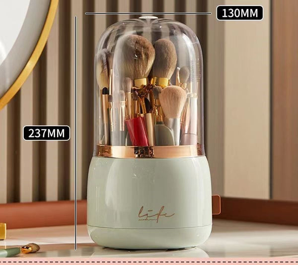 360° Rotating Makeup Brush Holder