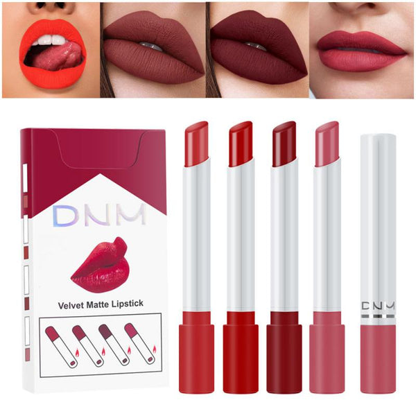 4pcs/Set Waterproof Lipstick