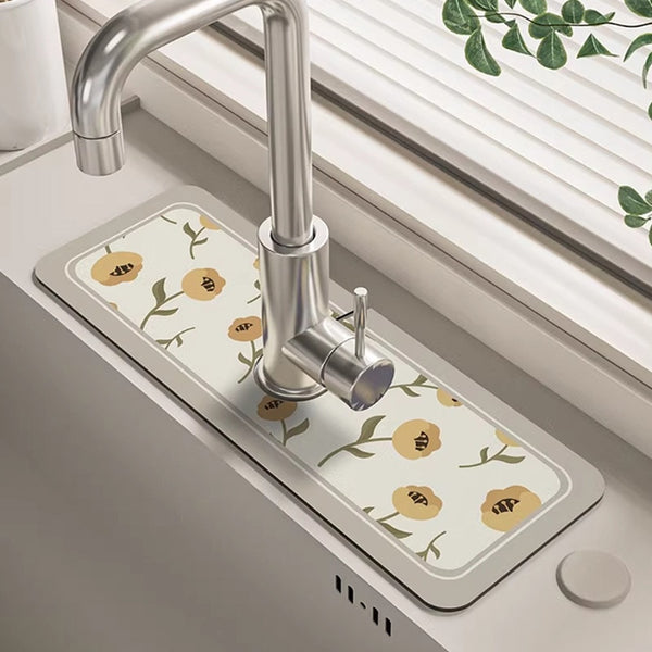 Sink Faucet Drain Mat