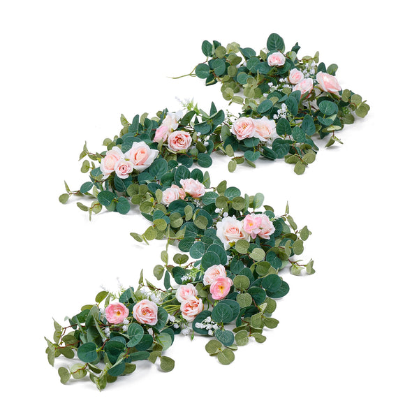 Silk Roses Table Decor