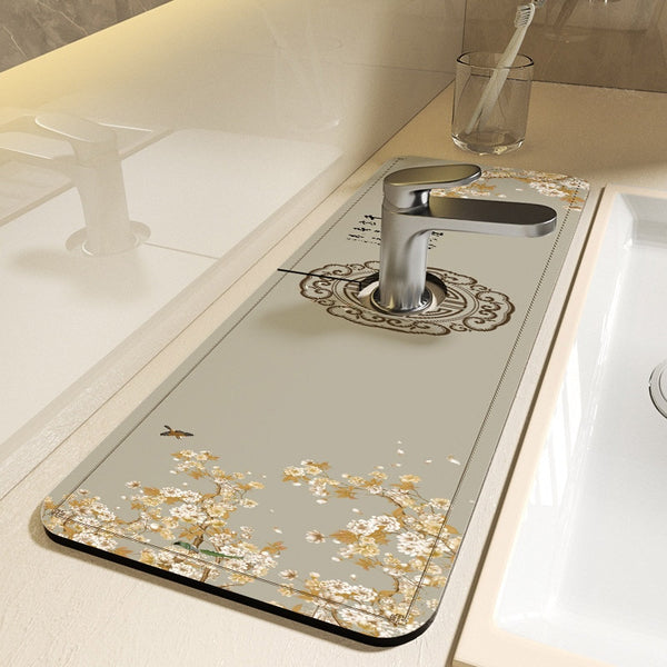 Sink Faucet Drain Mat