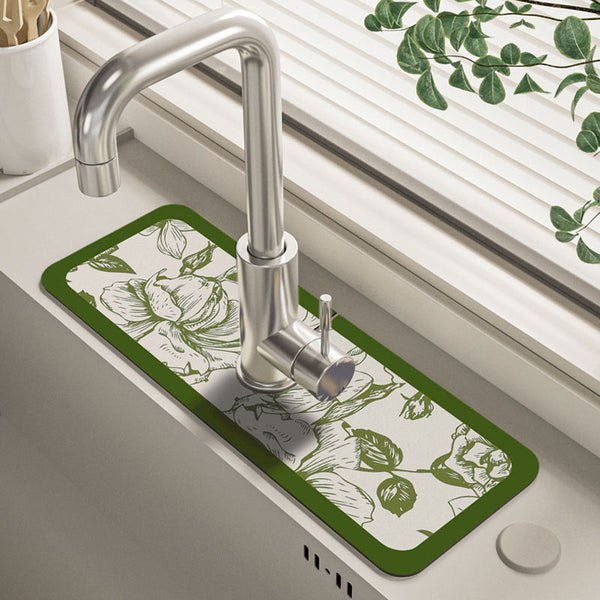 Sink Faucet Drain Mat