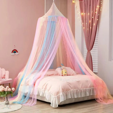 Rainbow Bed Canopy