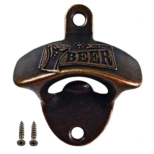 Retro Wall Mounted Beer Bottle Opener