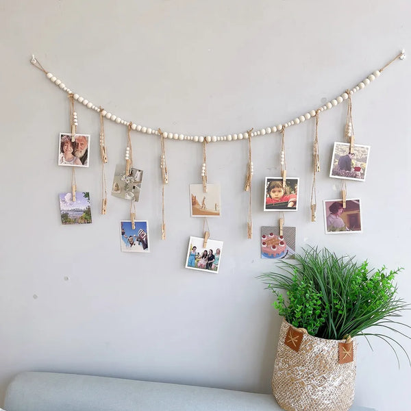 Creative Photo Wall Display