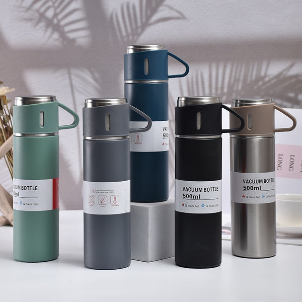 Stainless Steel Vacuum Flask Set