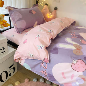 Cartoon Print Bed Set