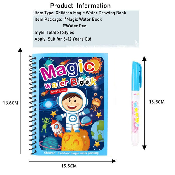 Reusable Magic Coloring Book