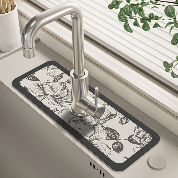 Sink Faucet Drain Mat