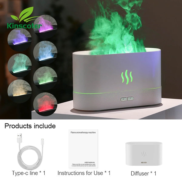 Aroma Diffuser Flame Humidifier