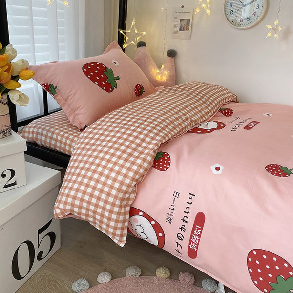 Cartoon Print Bed Set